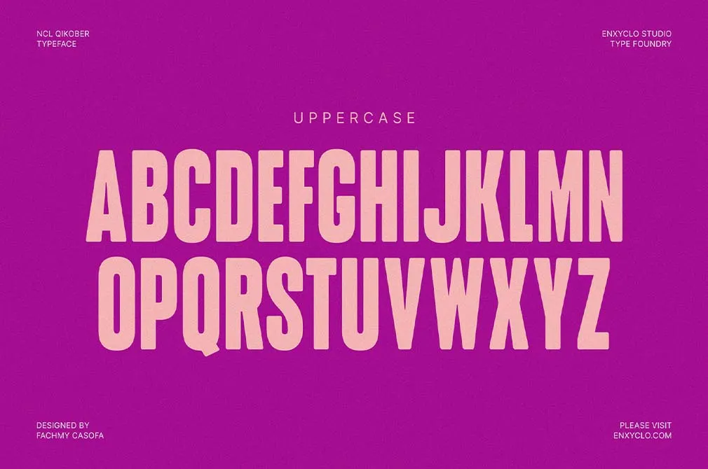 NCL QIKOBER — Condensed Font
