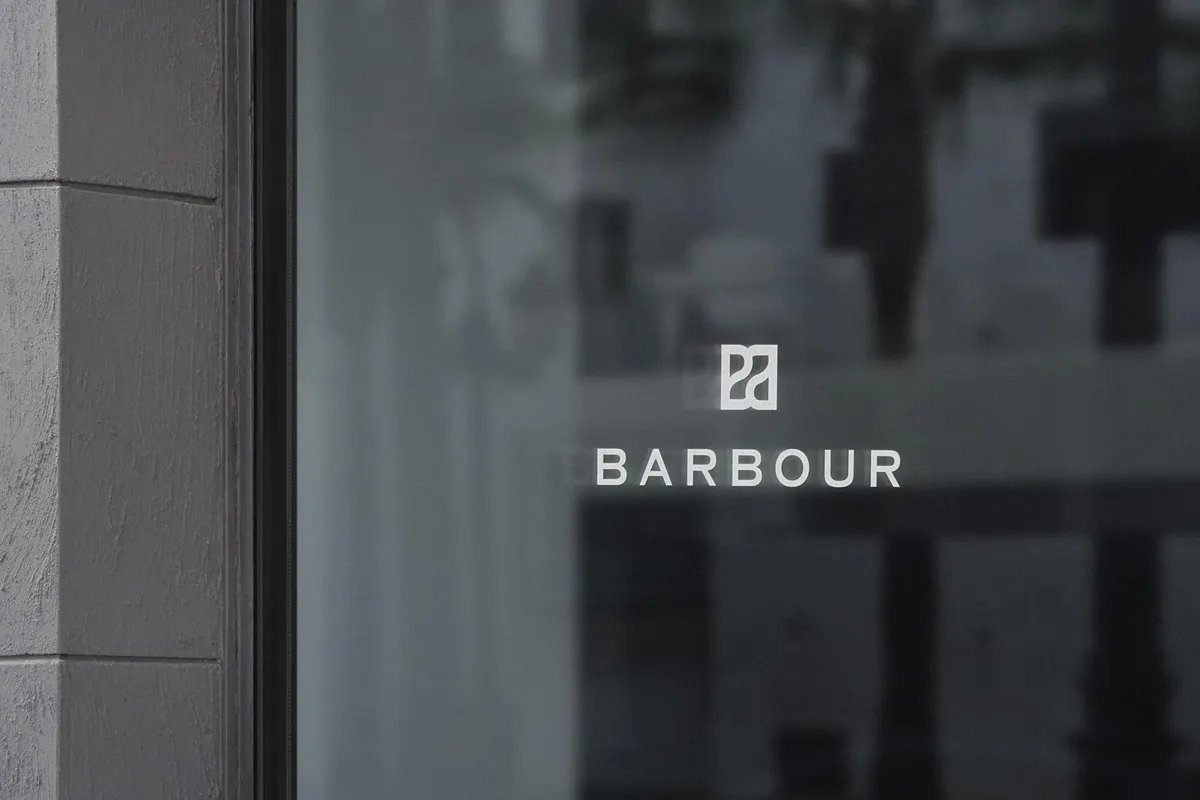 Minimal Office Logo on Glass Mockup
