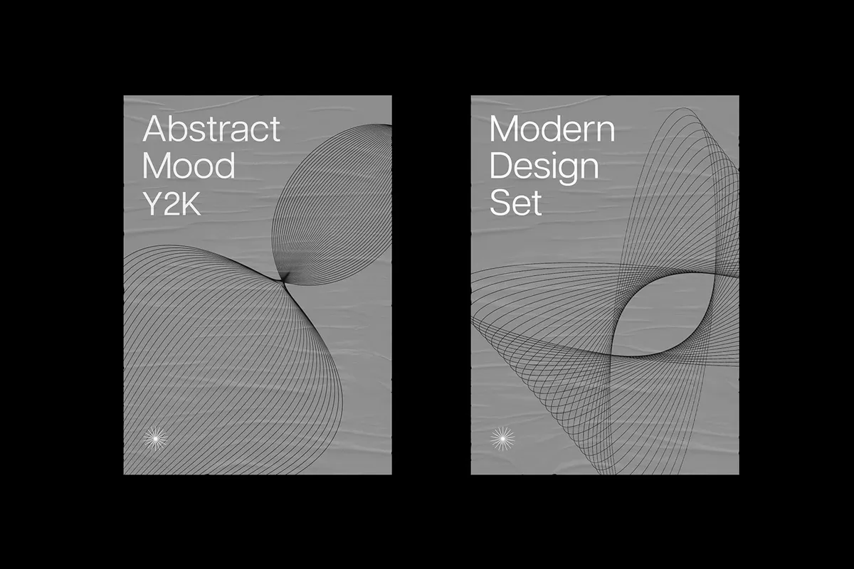Abstract Twirls Elements Pack