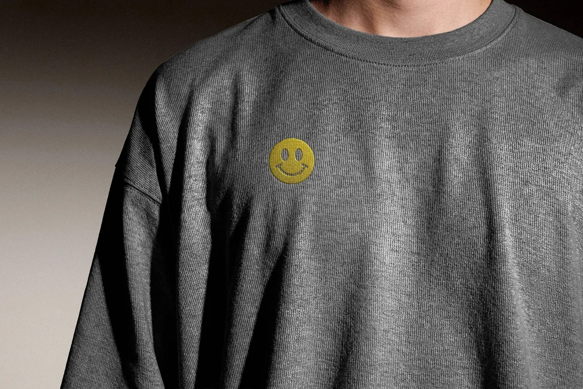 Sweatshirt Embroidery Mockup