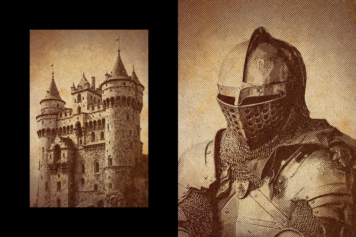 Antique Pattern Photo Effect