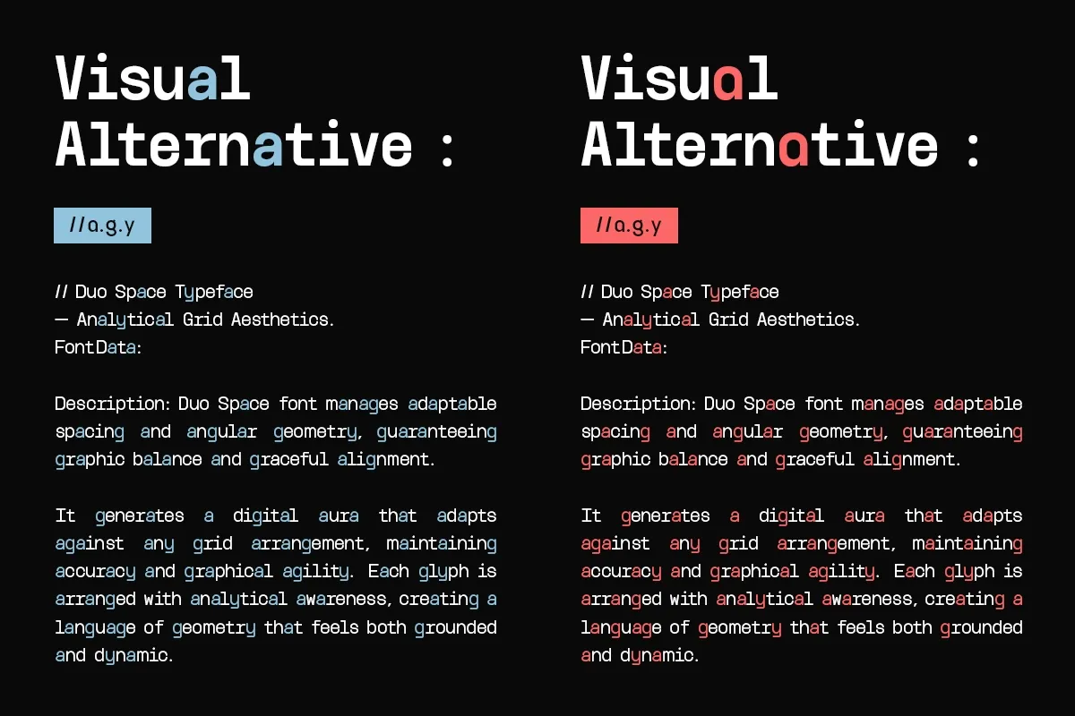 GC Arbiter — Mono Logic Typeface