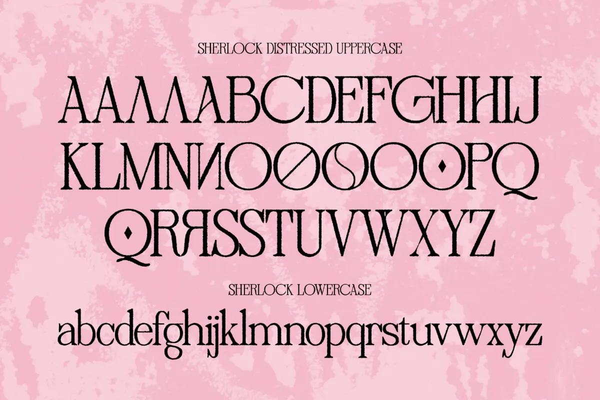 Distressed Sherlock — Vintage Editorial Serif Font