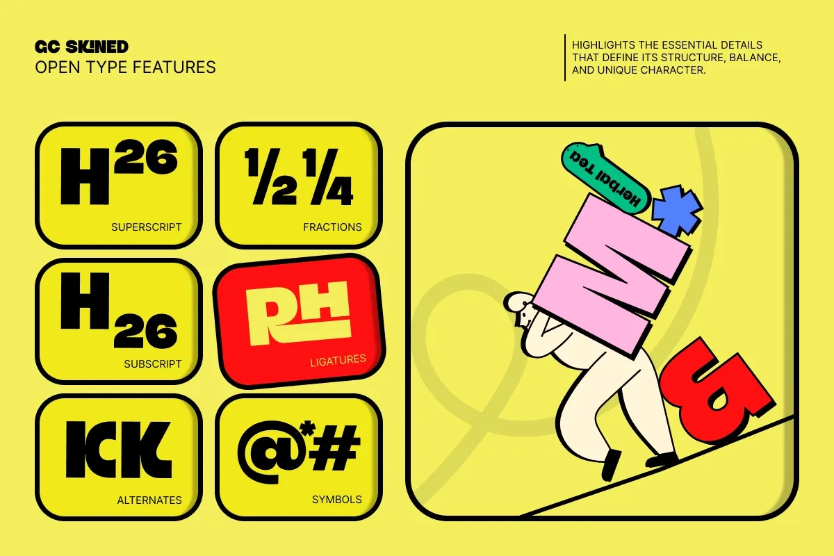 GC Skined – Bold Condensed Display