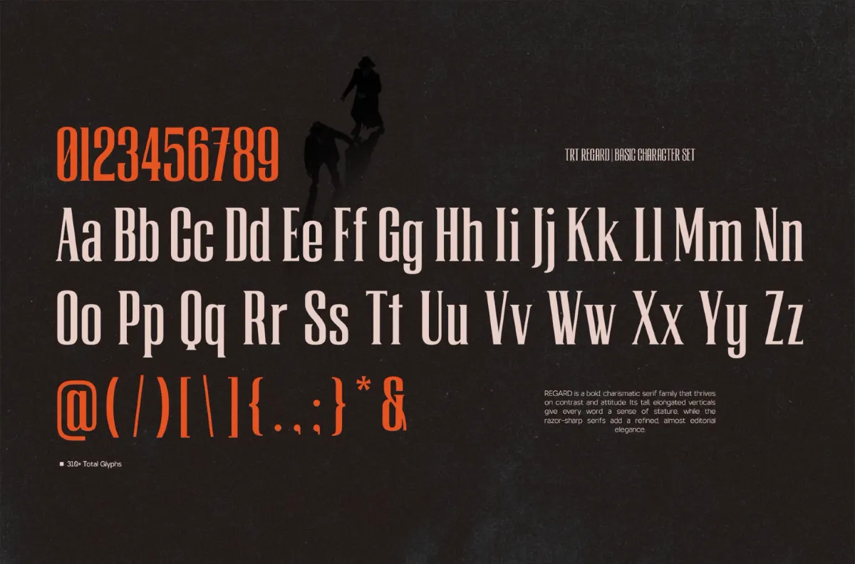 TRT Regard - Condensed Display Font