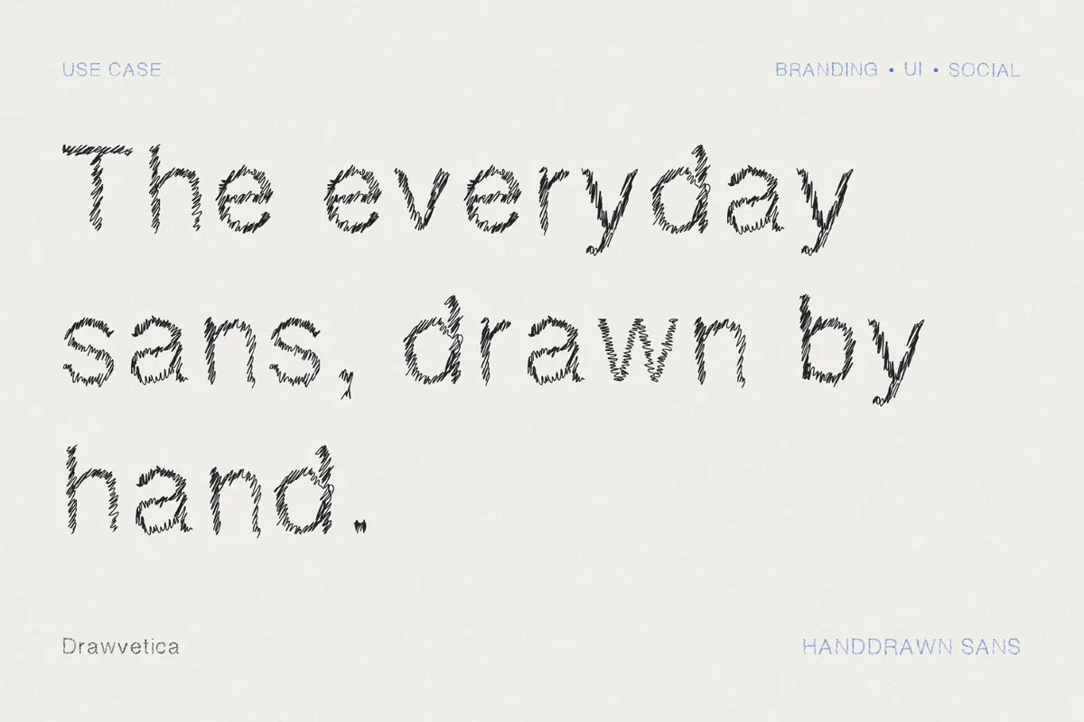 Drawvetica Mini Font