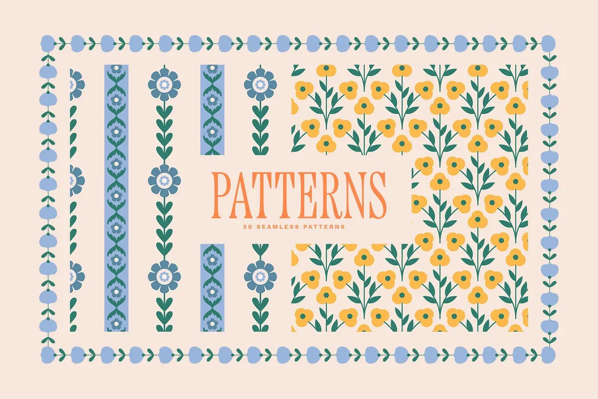 Blossom: Patterns, Shapes & Frames