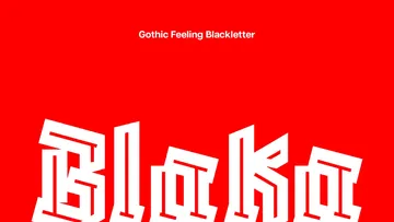 Blaka — Gothic Arabic Font