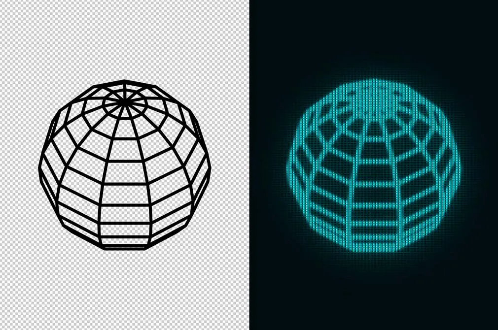 Vintage CRT Screen Effect