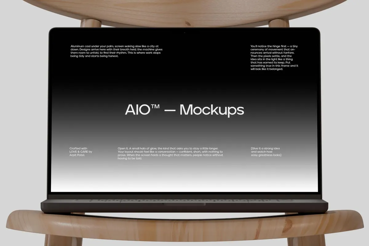Macbook Pro 16 Inch Mockup