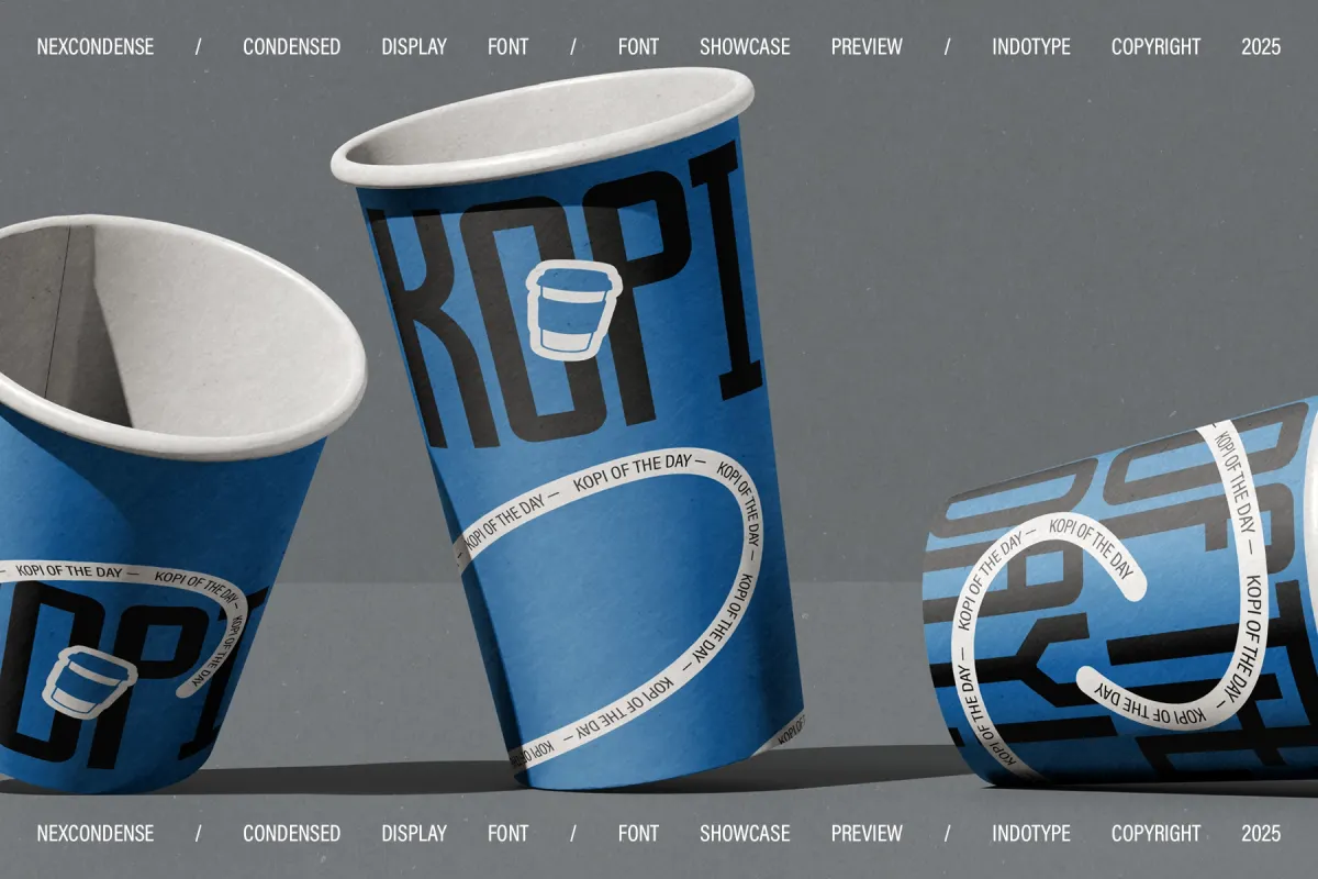 NexCondense - Condensed Display Font