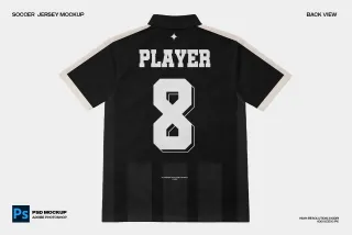 Sports Jersey Mockup - Back View