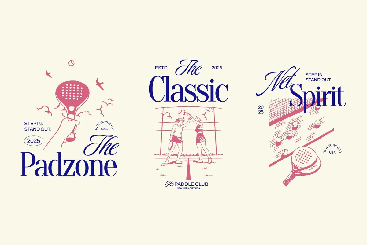 Padel Aesthetic Graphic Collection