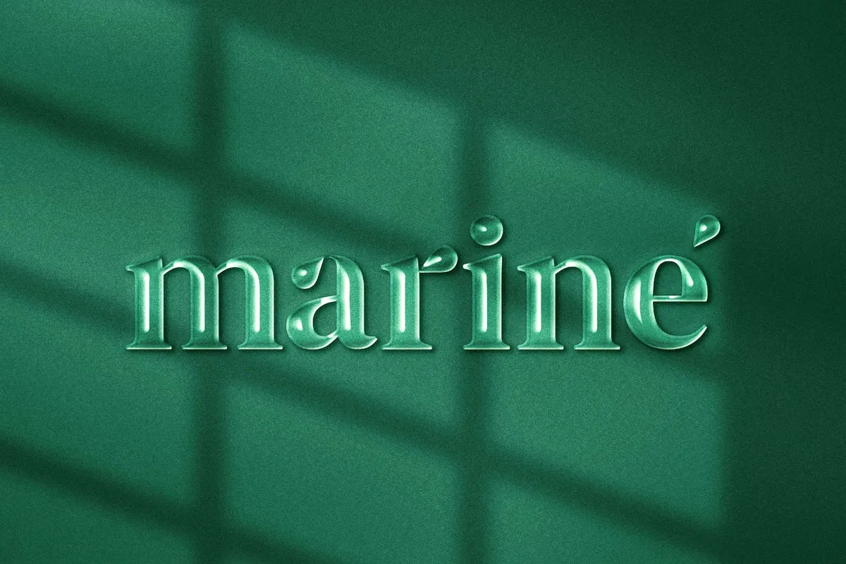 Aquatic Text Effect