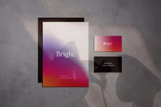 Sunset Stationery Mockup Scene