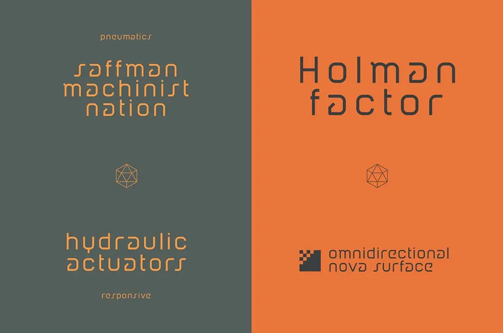 Ersota Futuristic Tech Font