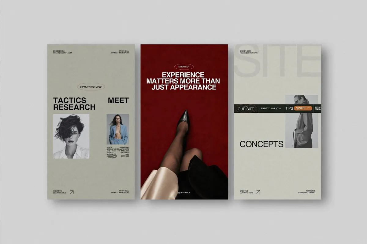 ZAVI Instagram Post & Story Canva Templates for Canva Vol.3