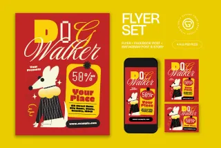 Dog Walker Flyer