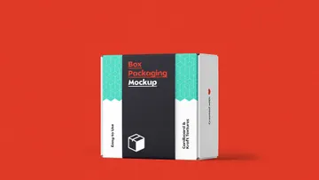 Delivery Box Mockup