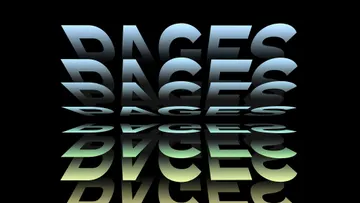 Page Flip Text Effect