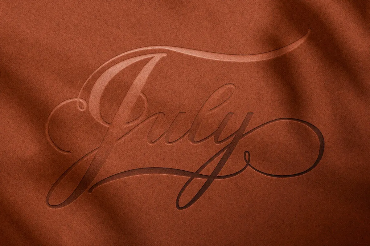 Pressed Color Paper Text Effect