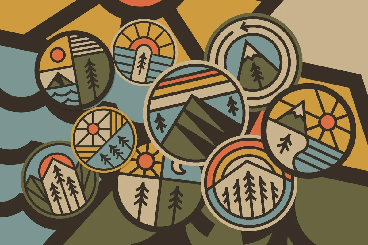 All-Circle Outdoor Badges
