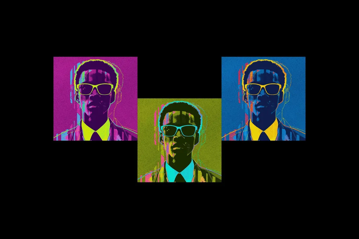 Cyberpunk Outline Photo Effect