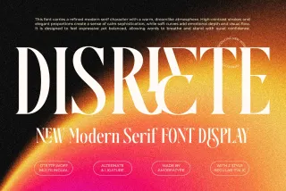 Disriete - Modern Serif Display Font