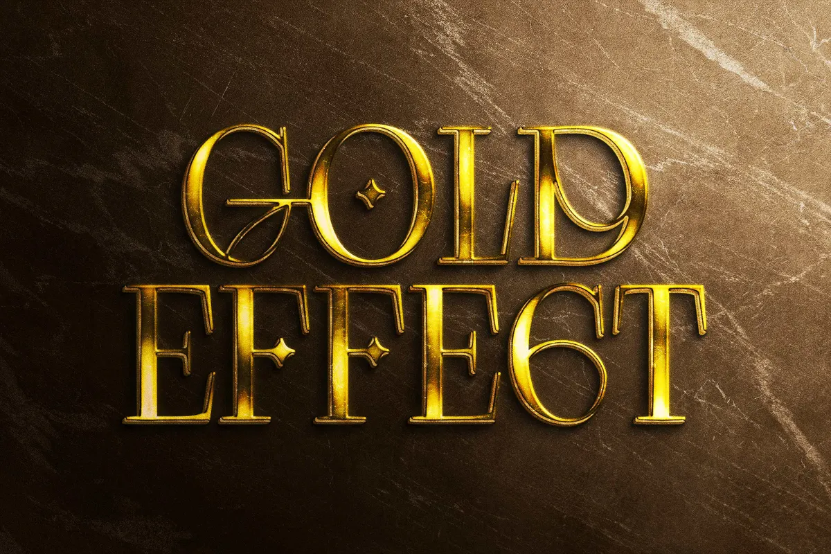 Shining Gold Effect