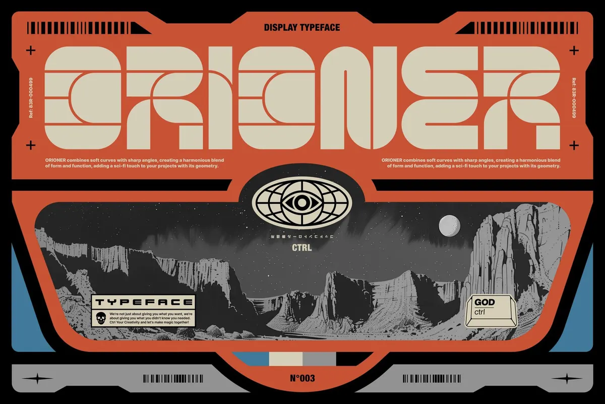 Orioner Display Typeface