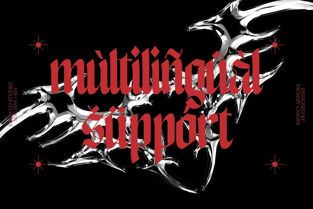 NCL Enigmatic Waesbendiy — Blackletter Font