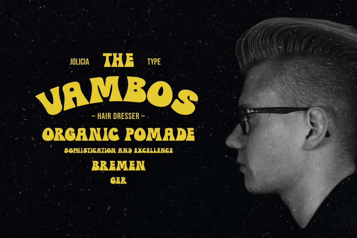 Mojito Youth - Vintage Groovy Display Font