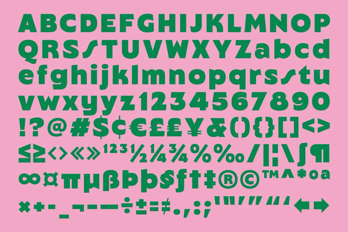 Konca HF - Bold Retro Display Font Duo