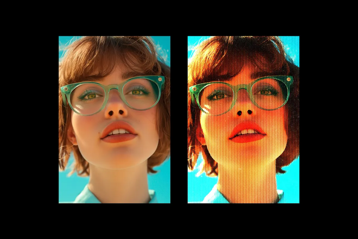 Wavy Lines Halftone