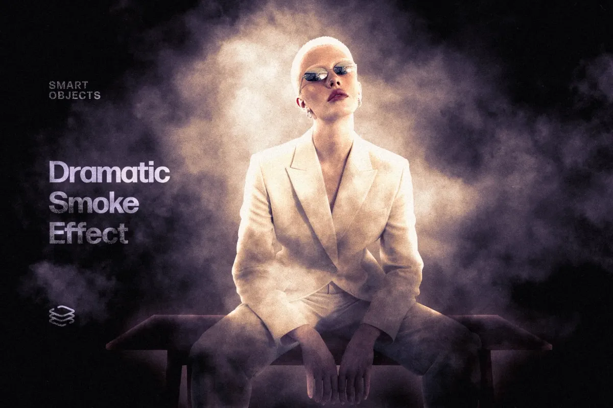 Dramatic Smoke Photo Effect