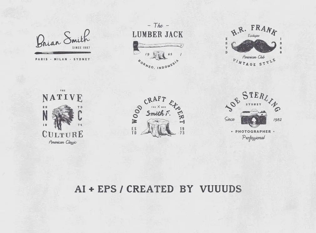 Vintage Logo Kit Vol.5