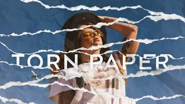 Torn Paper Photoshop Effect