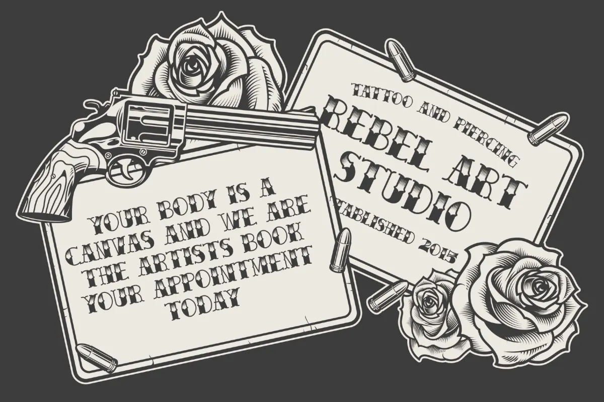 Classic Tattoo Font