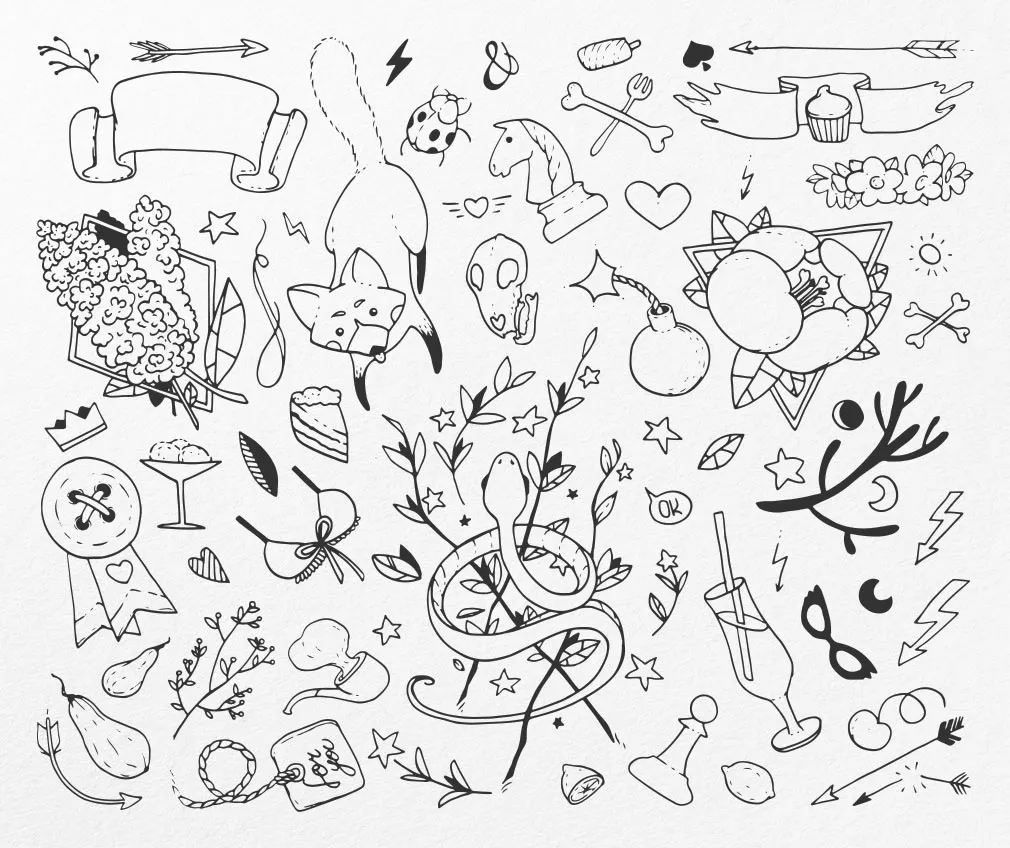 Hand-Sketched Vector Elements