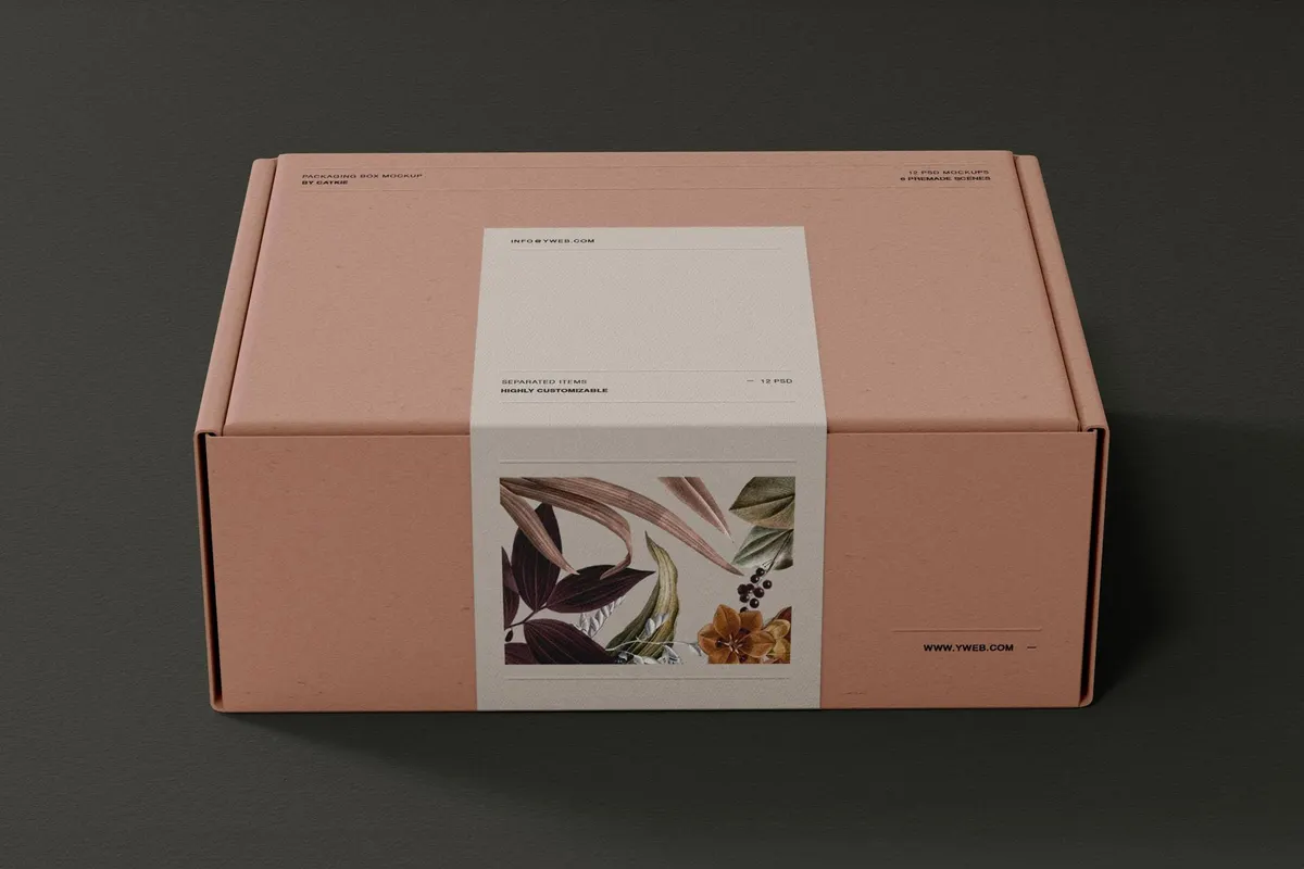 PASTEL Shipping Box Mockup Vol.3