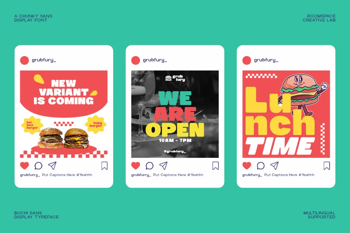 Buchi Sans – Bold Chunky Display Font