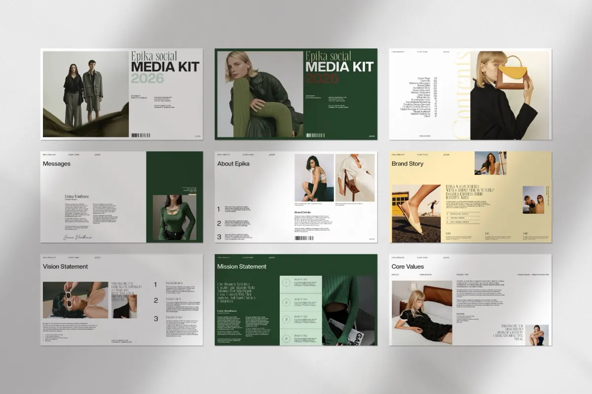 Epika Social Media Kit Presentation