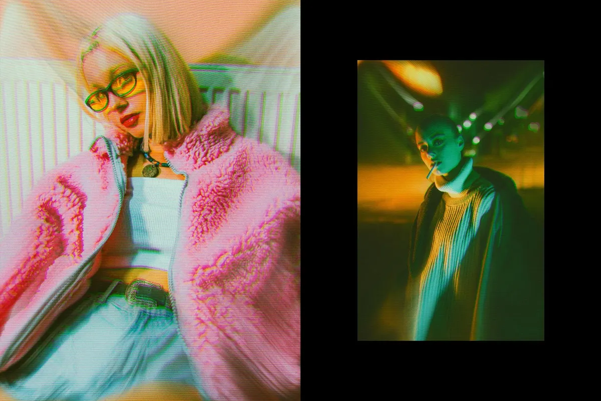 Old TV Photo Effect