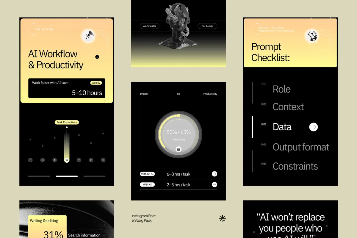 AI Influencer Instagram Affinity Template