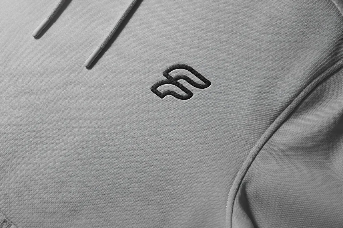 Hoodie Embroidered Logo Mockup