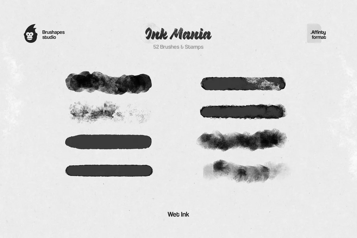 Ink Mania Affinity Designer Brushes