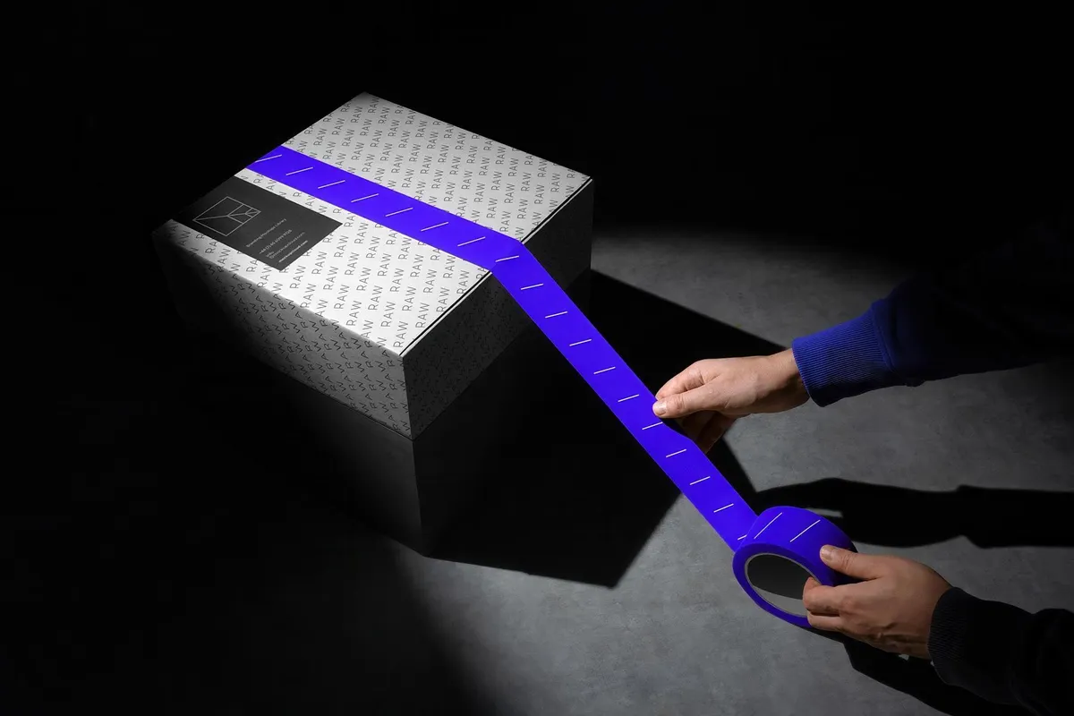 Box & Duct Tape Mockup