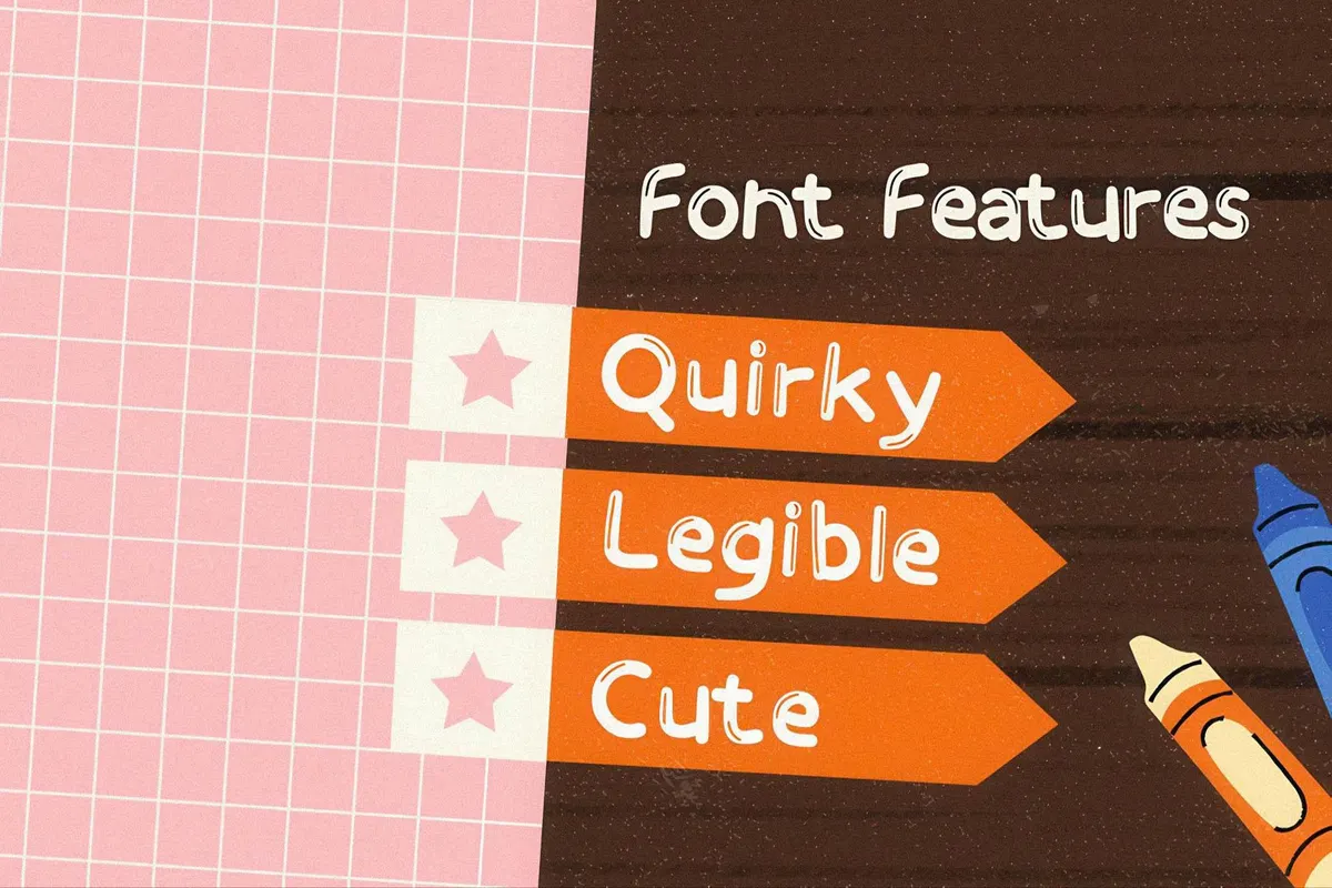 Airy Alphabet - Cute Quirky Font