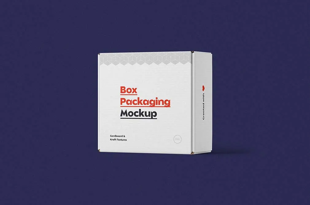 Delivery Box Mockup