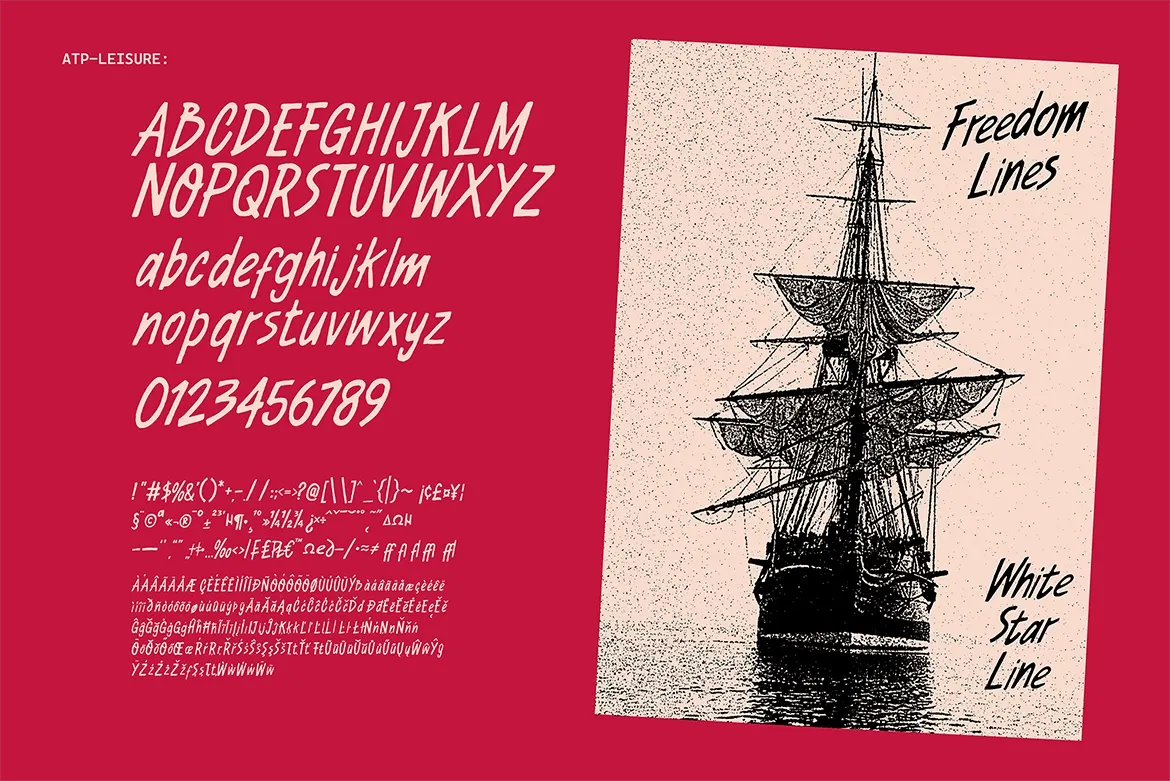 Leisure - Casual Handwritten Font